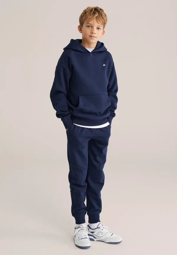 Спортивные брюки из хлопка и полиэстера Treningo We Fashion, Navy Blue, темно-синий