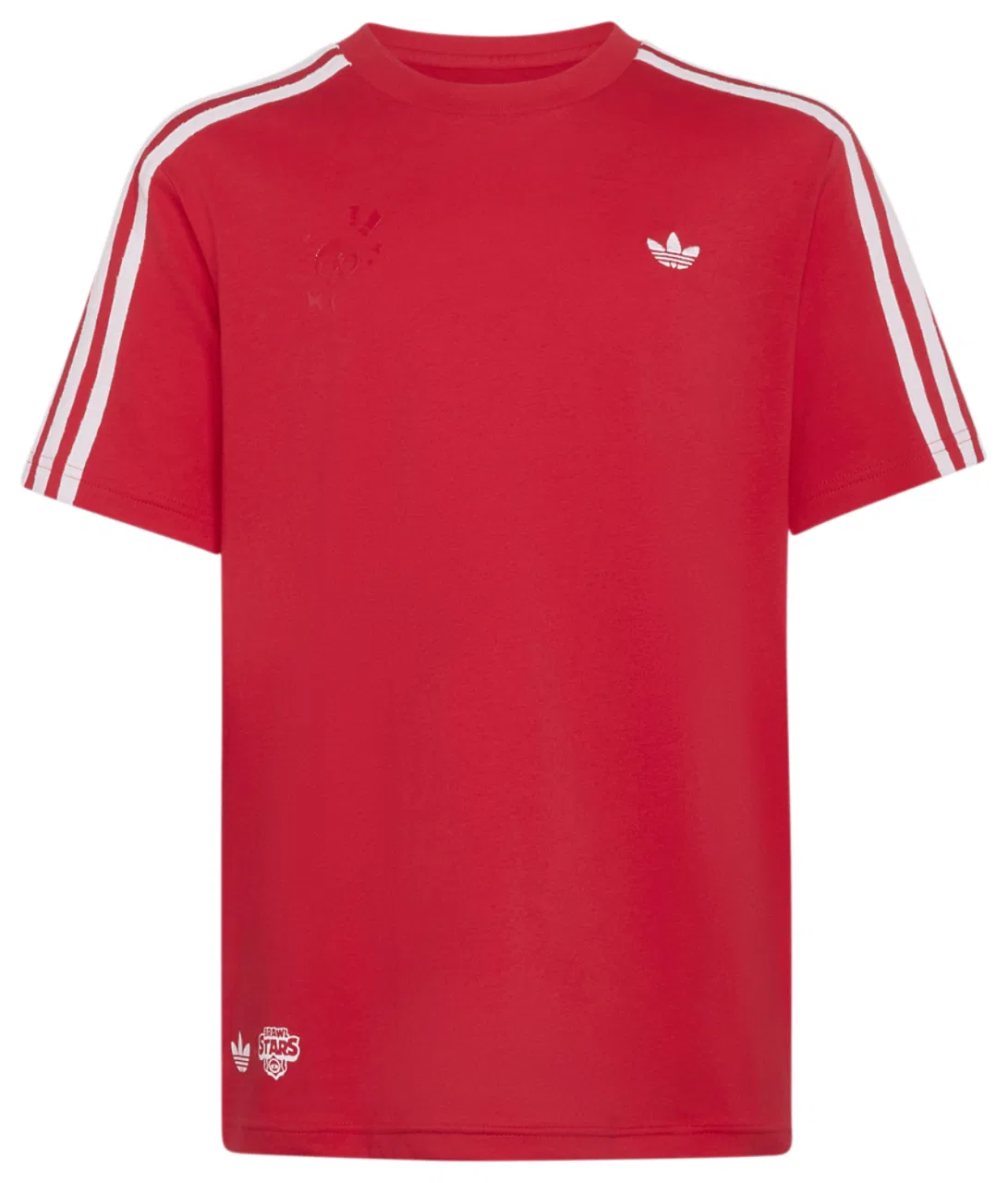 Детская футболка с принтом Spike, adidas Originals, Pure Ruby White