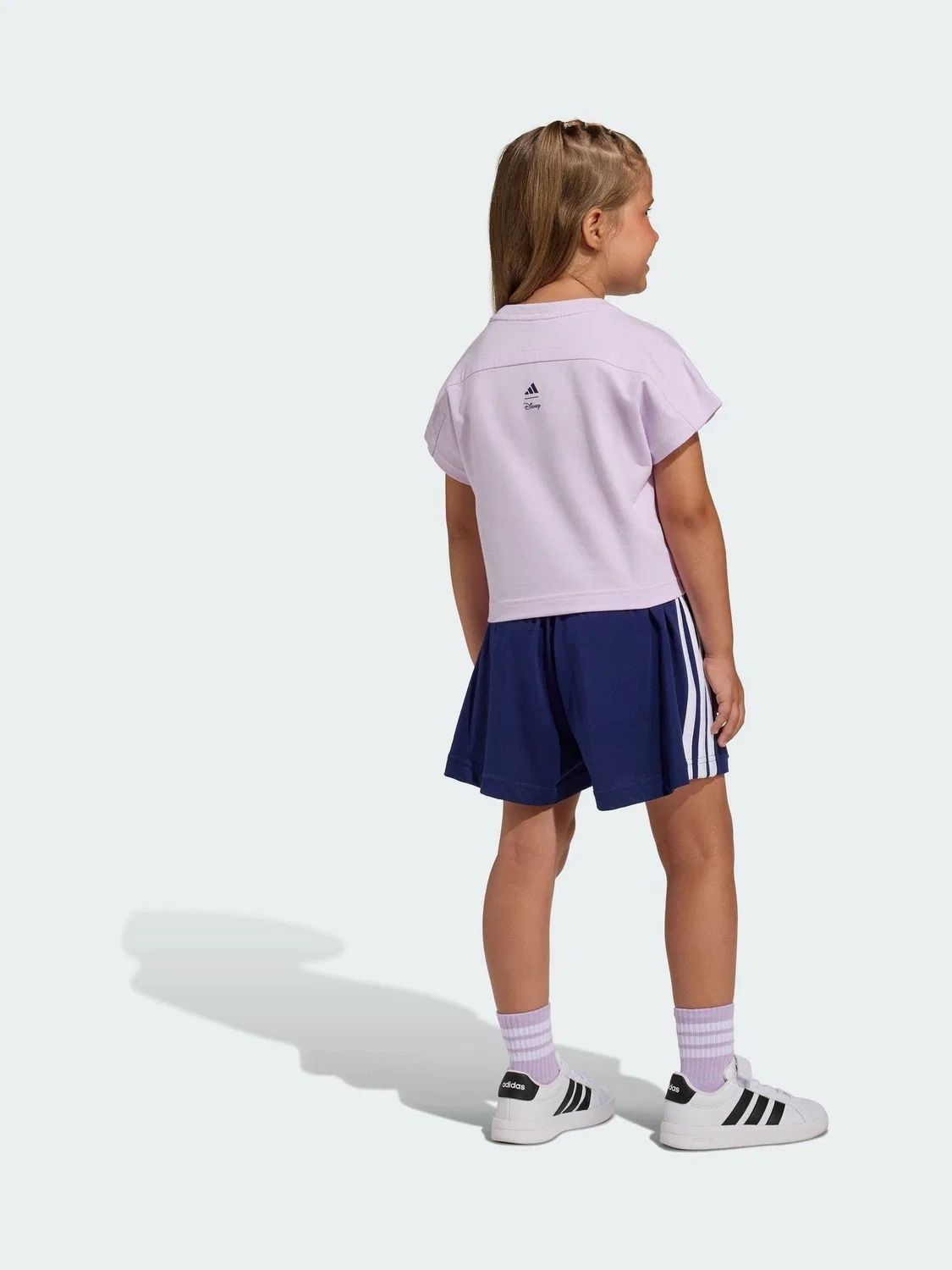 Комплект футболка и шорты, Frozen adidas, фиолетовый — фото 2