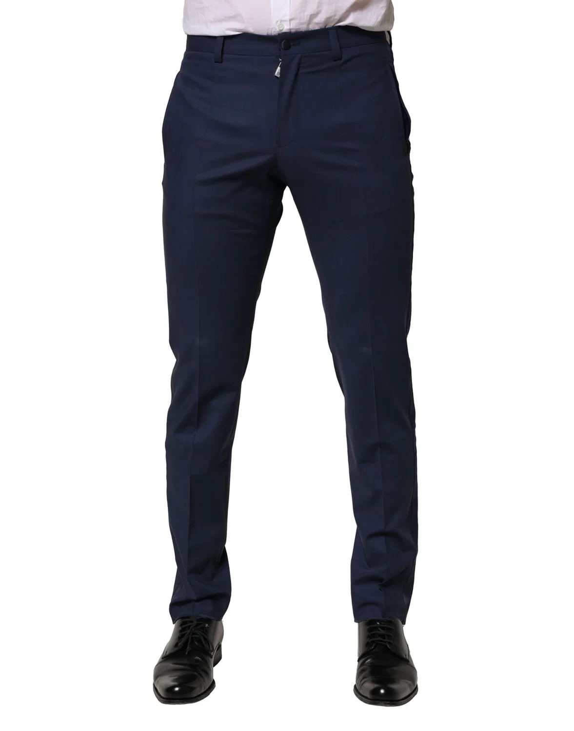 Мужские классические брюки из шерсти Dolce & Gabbana, Dark Blue