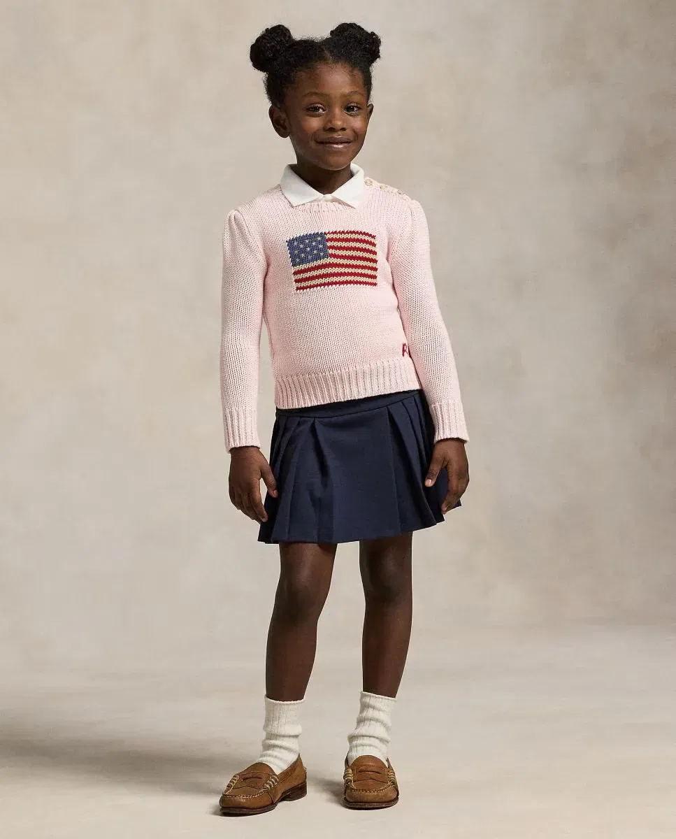 Детский джемпер для девочек хлопковый Polo Ralph Lauren, Rosa