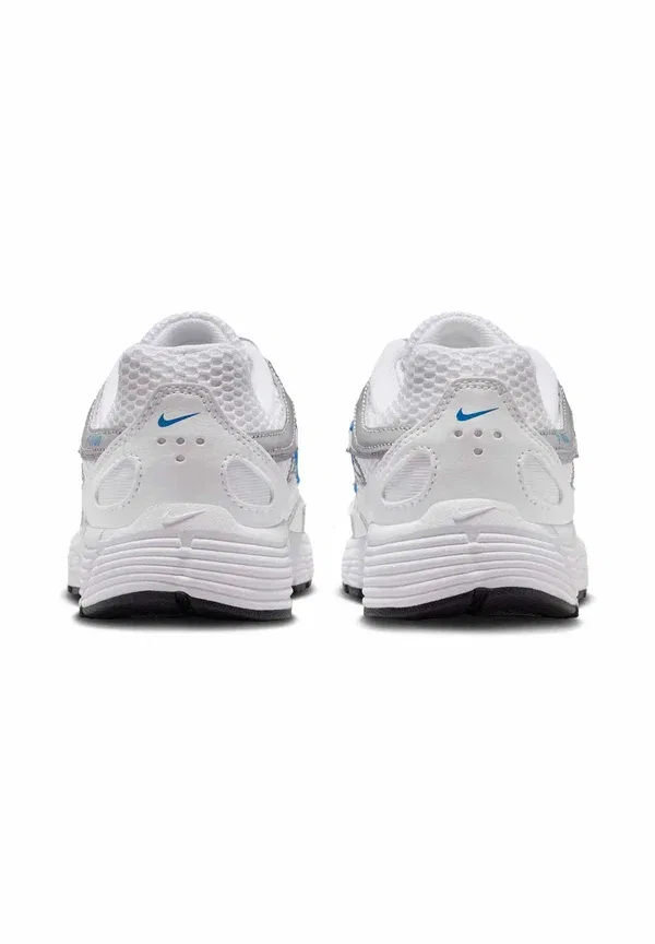 Кроссовки с синтетическим верхом P-6000 Nike Sportswear, White Blue Crystal Metallic Silver, белый/синий — фото 4