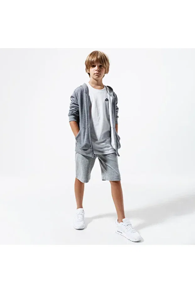 Детские шорты для девочек хлопковые Nike, Gray — фото 3