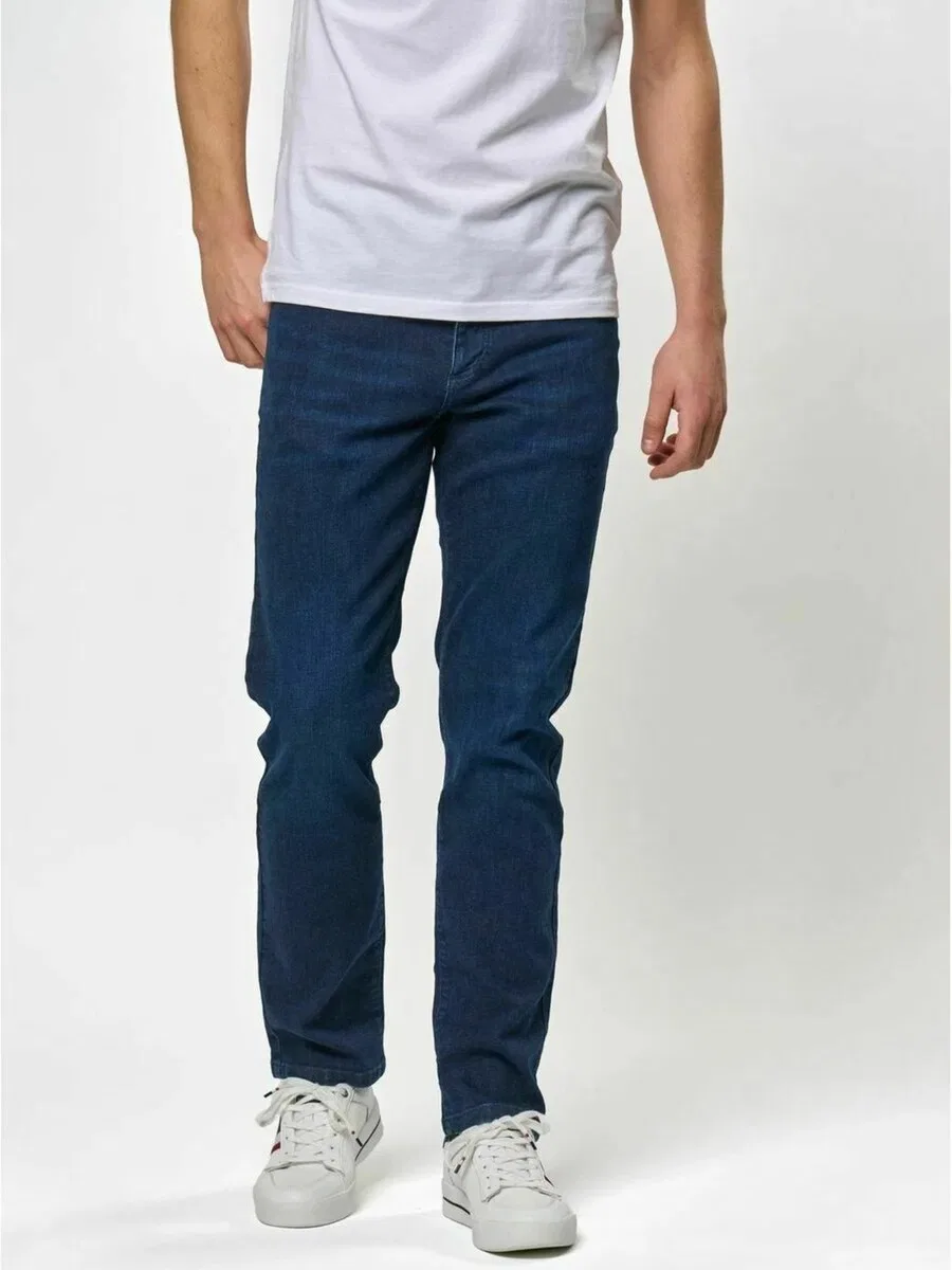 Джинсы U.S. Polo Assn. Regular Jeans 'UMBratt' темно-синего цвета — фото 3
