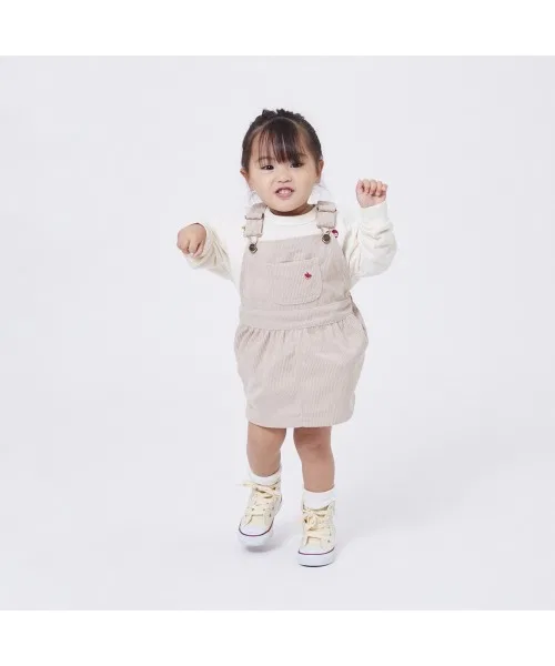 Детское платье-сарафан из вельвета POLO BCS, Beige