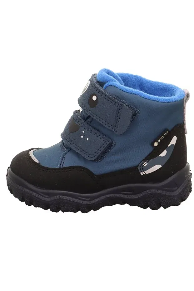Детские ботинки для девочек на плоской подошве Superfit, Blue/Black — фото 2