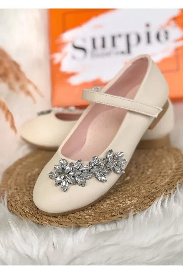Детские балетки для девочек ортопедические Surpie Shoes, Beige