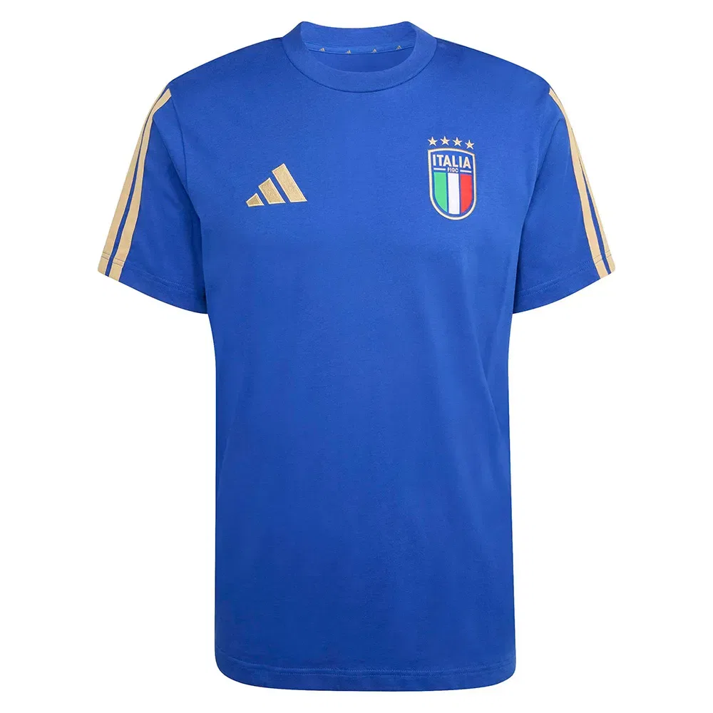 Мужская футболка с принтом Italy DNA Adidas, Blue