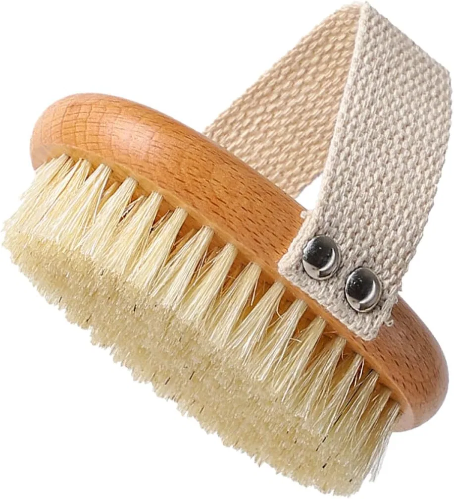Щетка для тела из натуральной щетины, CONGARTENO, 13.4x9x3.5 см