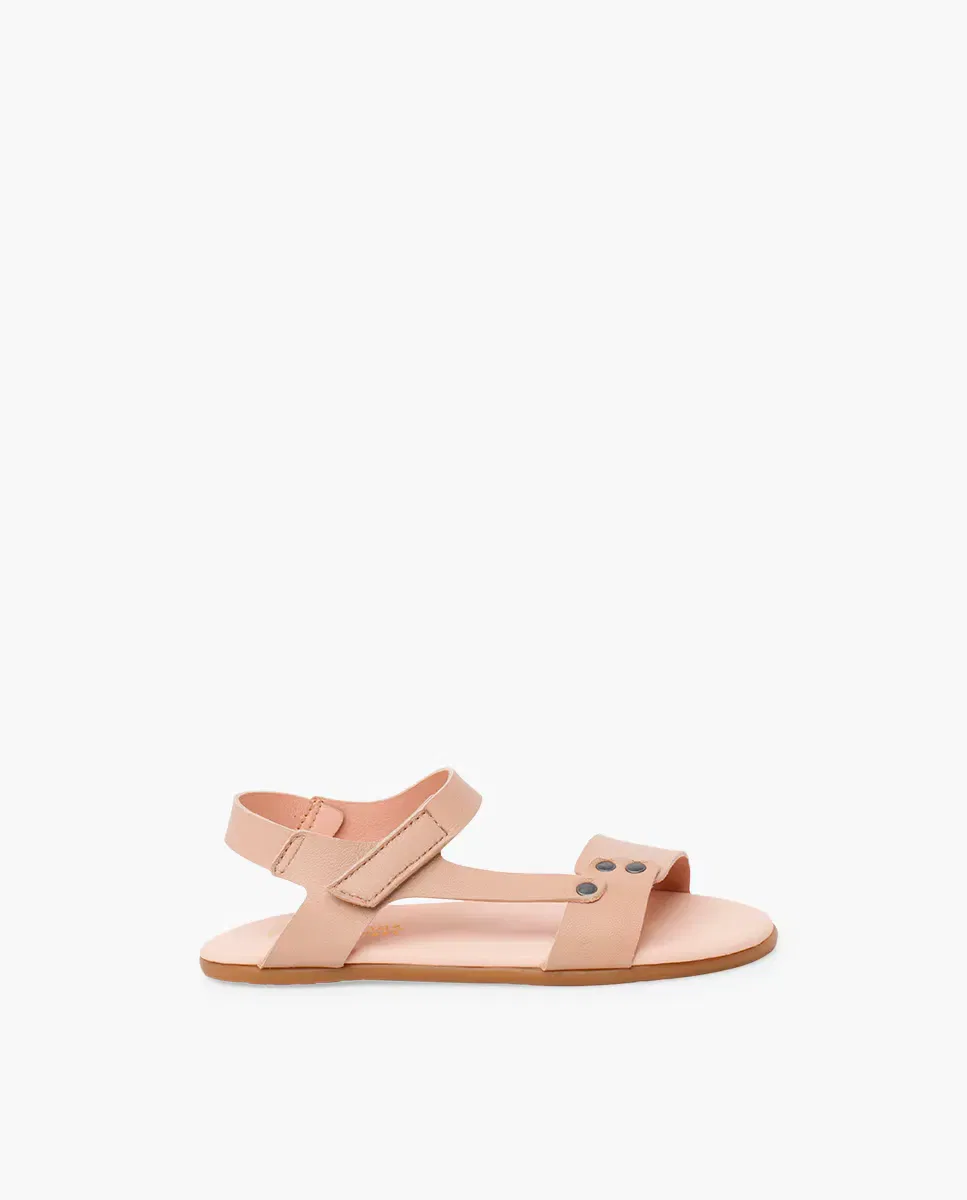 Детские сандалии для девочек barefoot с принтом Pisamonas, Beige