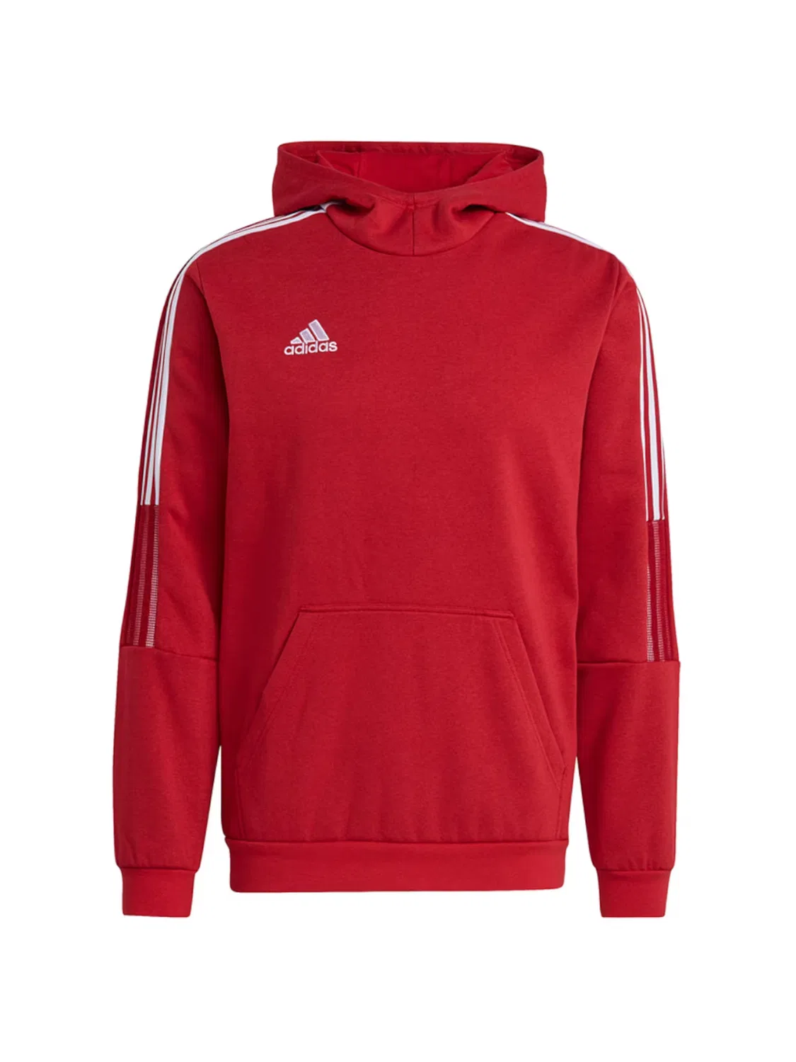 Толстовка Adidas Performance Tiro 21 красного цвета