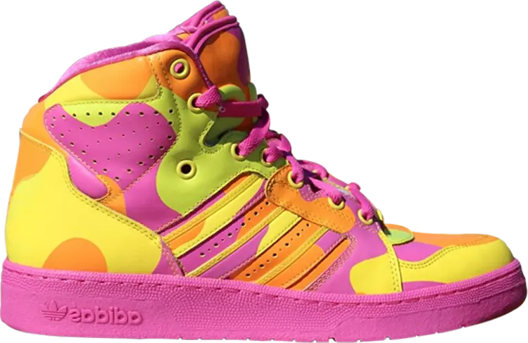 

Кроссовки Adidas Jeremy Scott x Instinct Hi 'Neon Camo', розовый