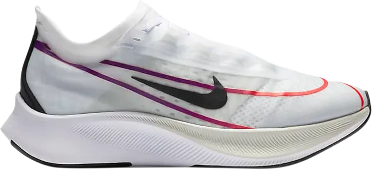 

Кроссовки Nike Wmns Zoom Fly 3 'White Violet Crimson', белый