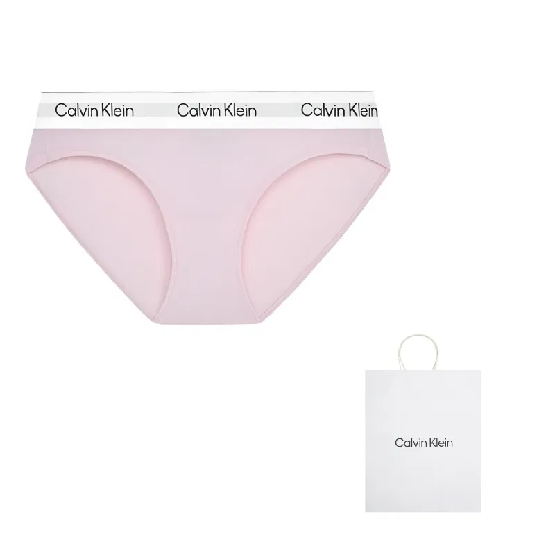 Женские трусы-слипы с принтом Modern Gravity Band Briefs Calvin Klein, Light Peach Pink