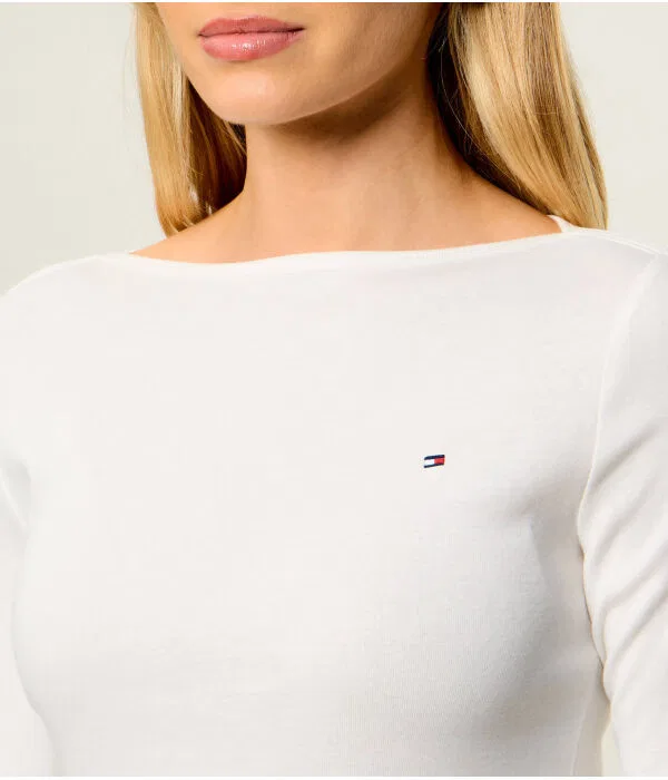 Женская блуза с рукавом 3/4 New Cody Tommy Hilfiger, Crema — фото 4