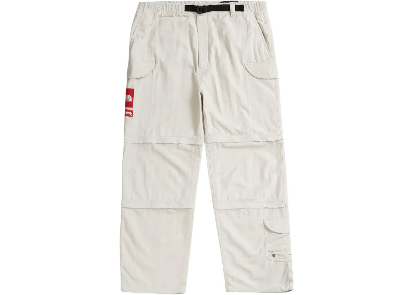 Мужские брюки трансформеры с поясом The North Face Trekking Zip-Off Belted Pant Supreme, Stone