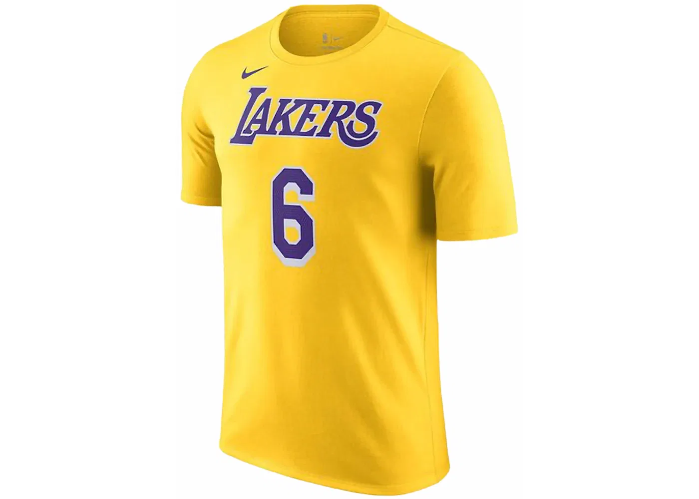 Мужская футболка с принтом Nike NBA Los Angeles Lakers LeBron James T-shirt, Yellow