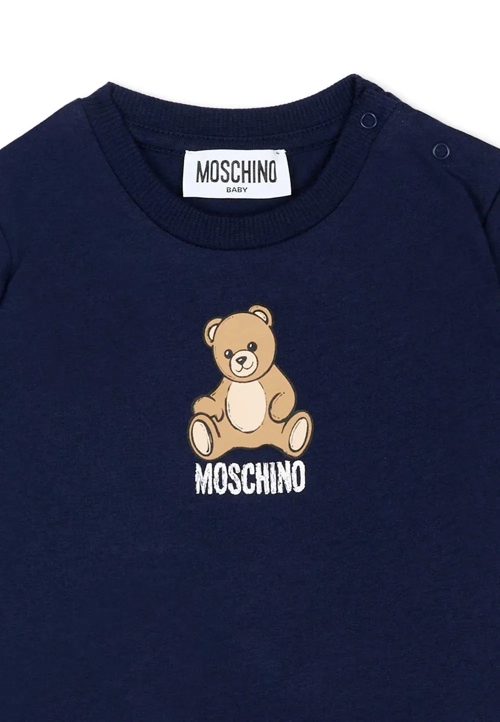 Футболка унисекс - футболка с принтом Moschino, Blue — фото 3