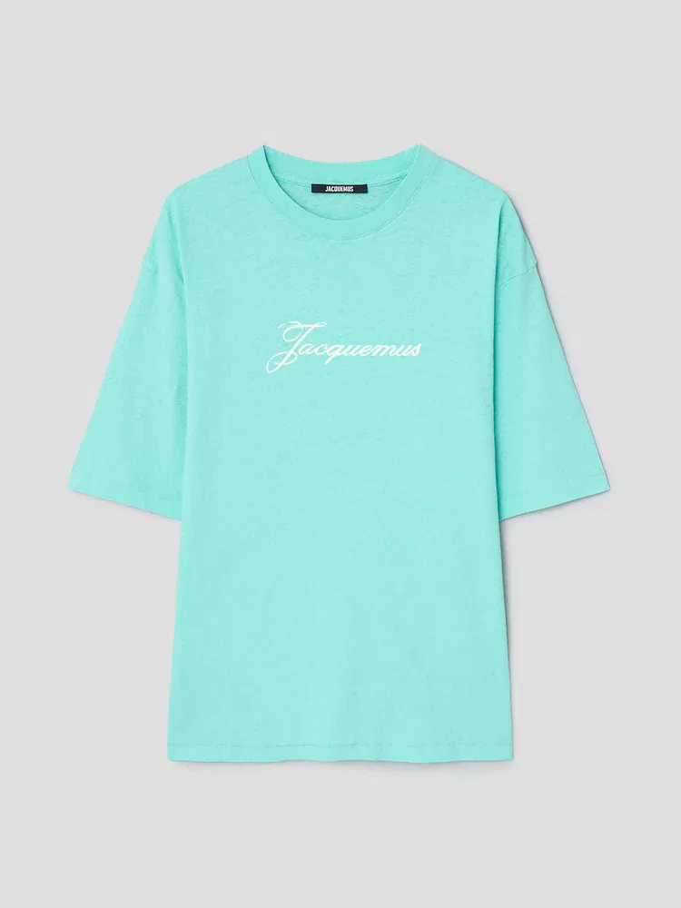Футболка с логотипом JACQUEMUS, Mint Green