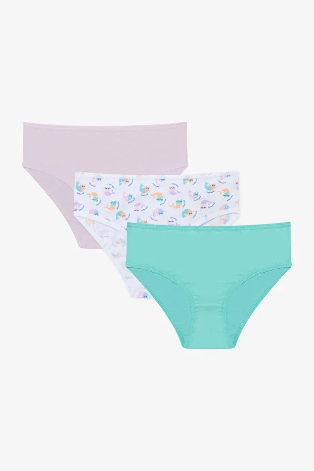 Детские трусы для девочек с принтом Purrmaid Penti, Multicolor