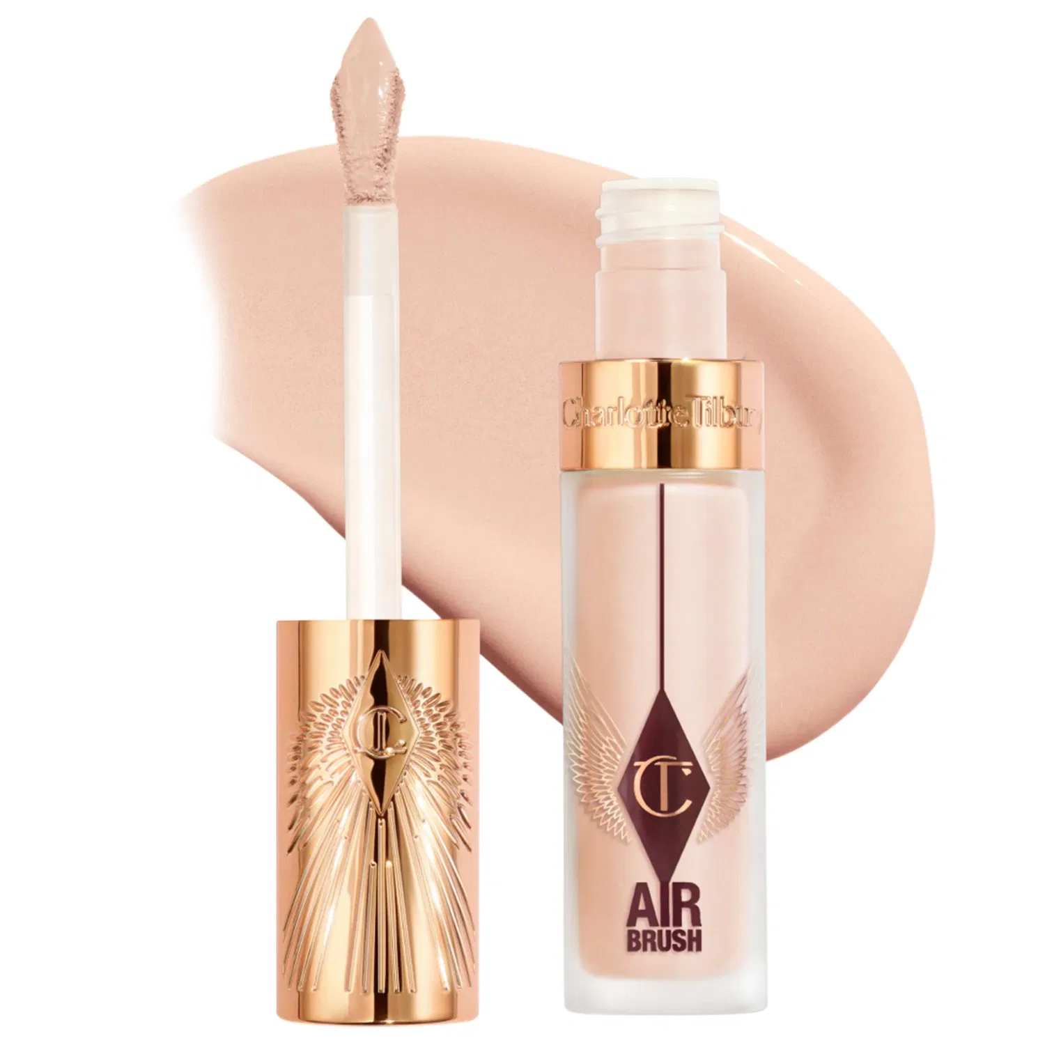 Стойкий консилер, Airbrush, с гиалуроновой кислотой Charlotte Tilbury, 4 Fair-Medium