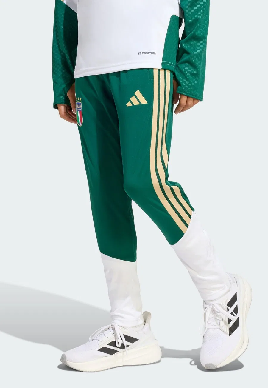 Спортивные брюки ADIDAS PERFORMANCE Slim fit 'Italien 26 Tiro' темно-зеленого цвета — фото 2