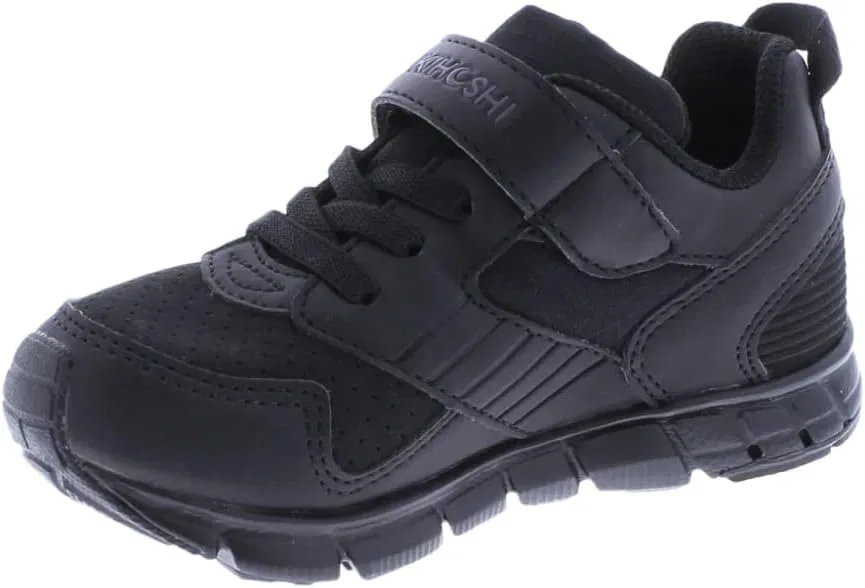 Детские кроссовки с широким носком TSUKIHOSHI 3581 Charge BTS, Black