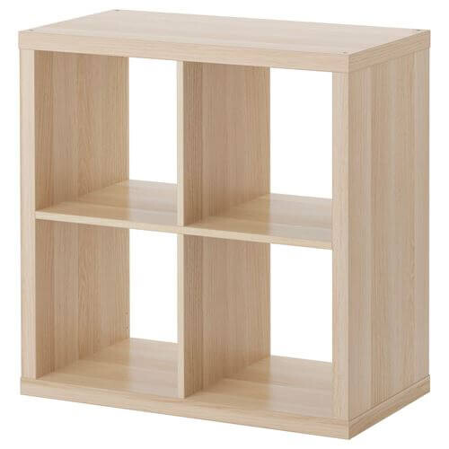 Стеллаж Ikea Kallax 77х77 см, беленый дуб