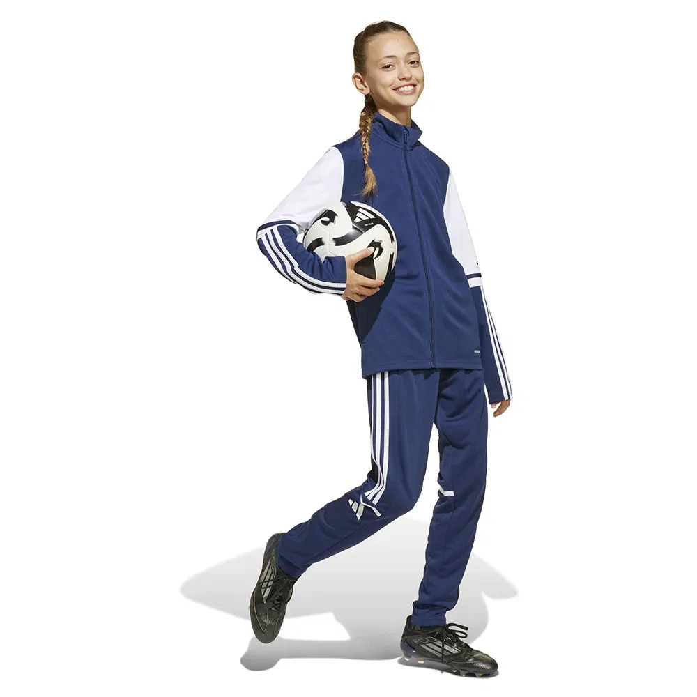 Детская тренировочная куртка Squadra 25 с технологией AEROREADY Adidas, Blue — фото 4