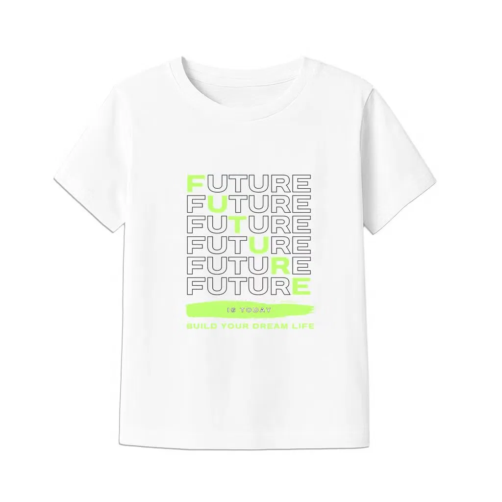 Футболка с принтом Future Is Today Yoo Street, белый