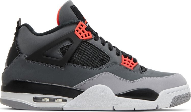 

Кроссовки Air Jordan 4 Retro Infrared, серый