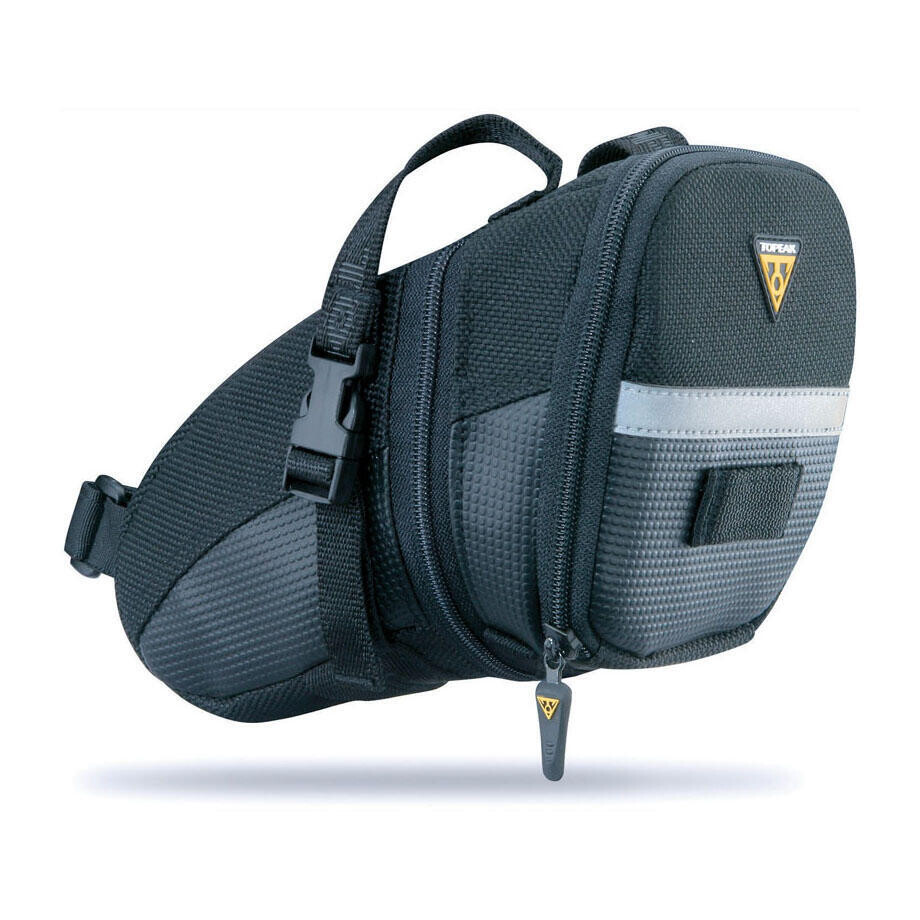 

Седельная сумка Aero Wedge Pack с ремешком TOPEAK, черный / черный / черный