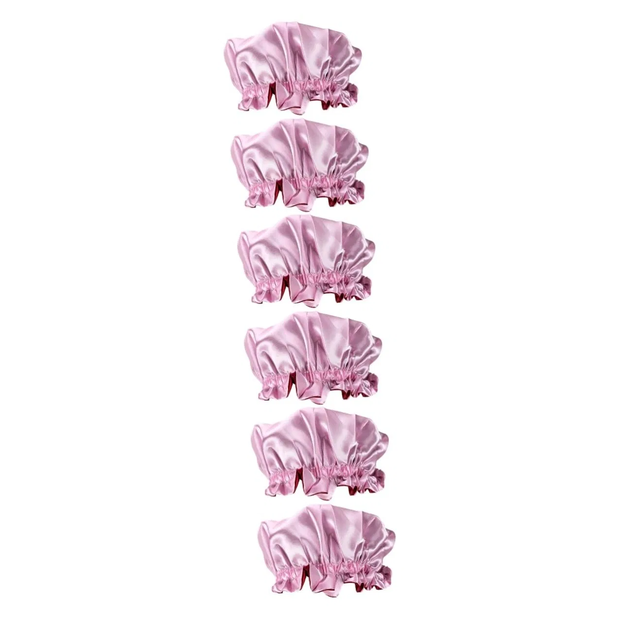 Шапочка для душа Satin, Healeved, 6 шт, розовая