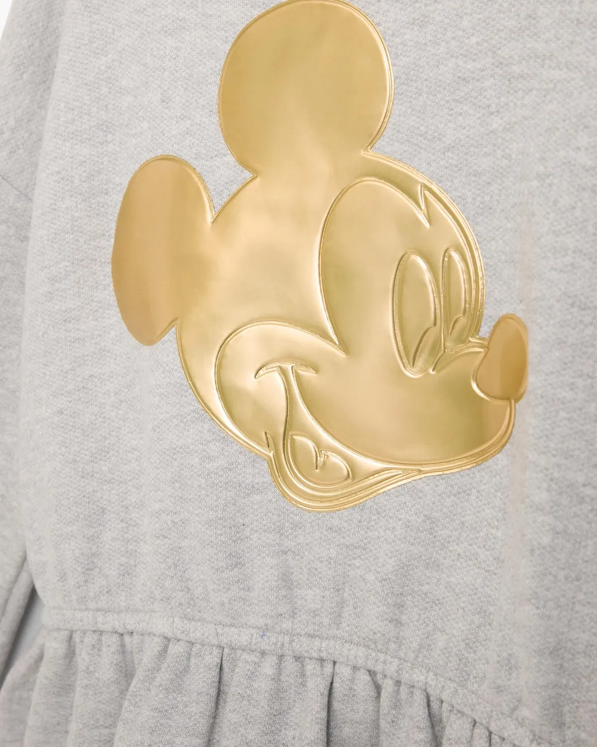 Детское платье для девочек с капюшоном Mickey Mouse Desigual, Gris Oscuro — фото 4