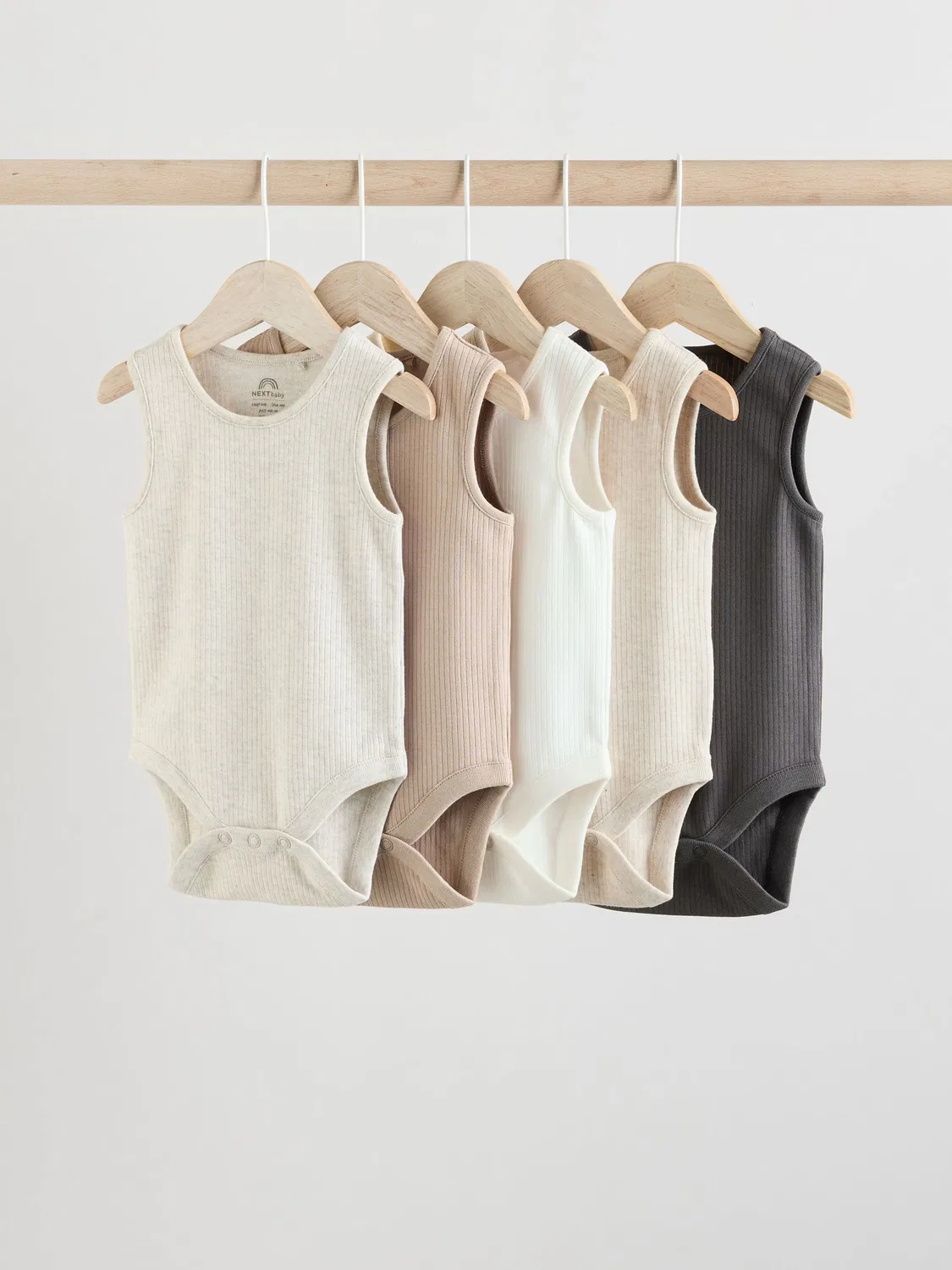 Боди без рукавов 5-pack, Neutral Next