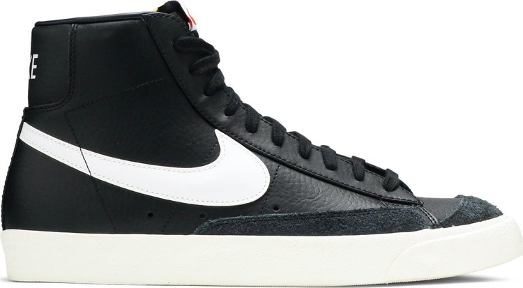 Кроссовки Nike Blazer Mid '77 Vintage 'Black Sail', черный - фото