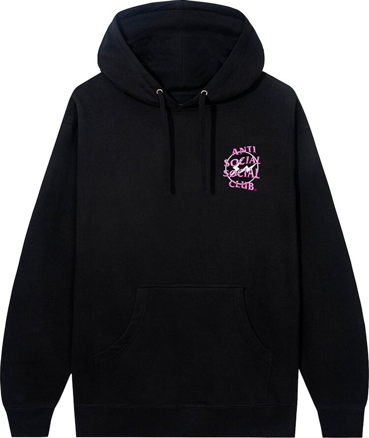 

Худи Anti Social Social Club x Fragment Precious Petals Hoodie 'Black/Pink', черный