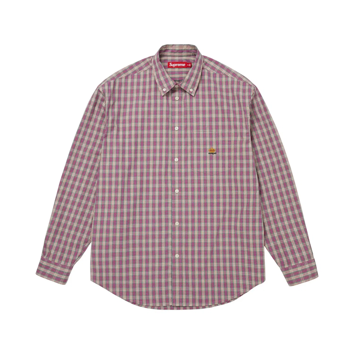 Рубашка Mini Plaid Supreme, Pink