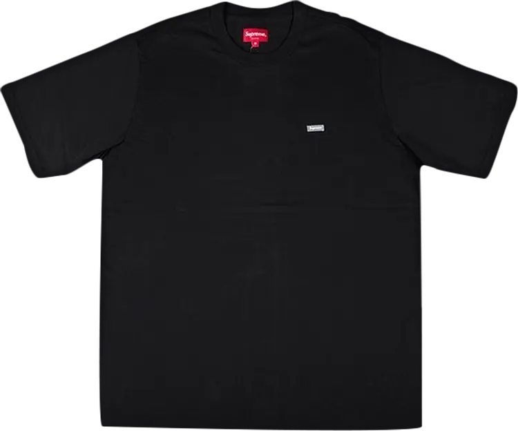 

Футболка Supreme Reflective Small Box T-Shirt 'Black', черный