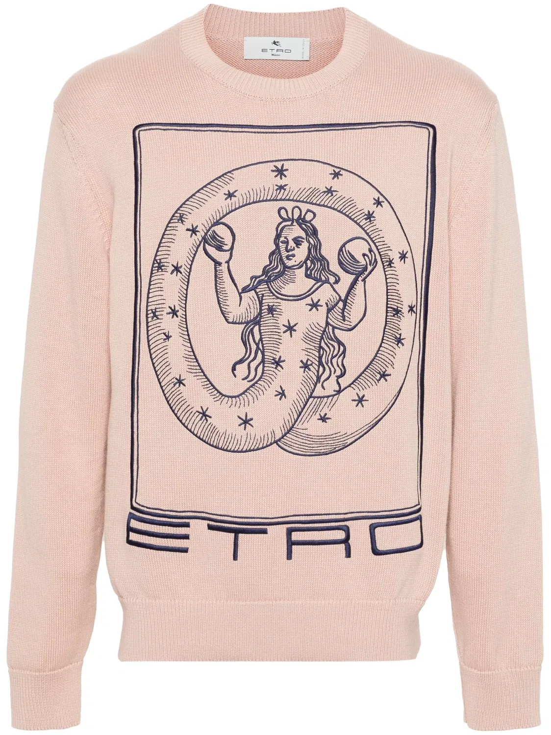 ETRO Джемпер из хлопка, розовый