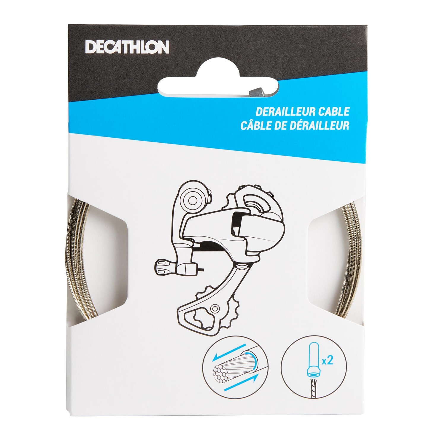 

Универсальный зубчатый трос с низким коэффициентом трения DECATHLON