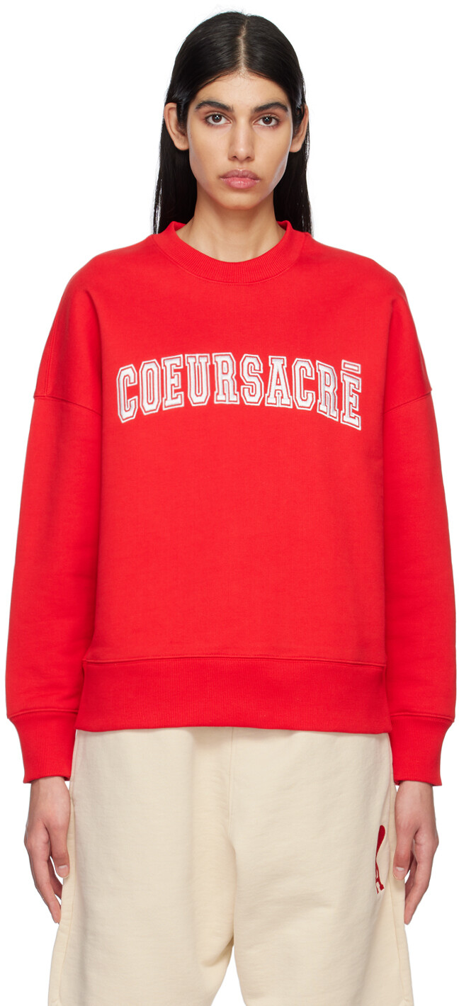 

Красный свитшот Cœur Sacré AMI Alexandre Mattiussi