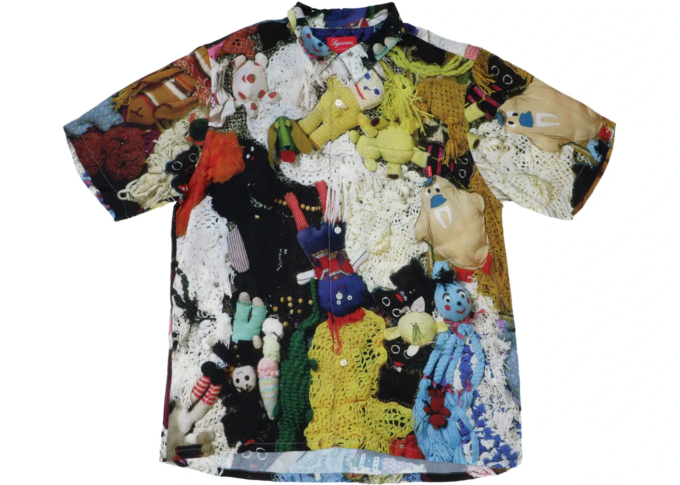 Мужская рубашка с принтом Supreme Mike Kelley More Love Hours Than Can Ever Be Repaid, Multicolor