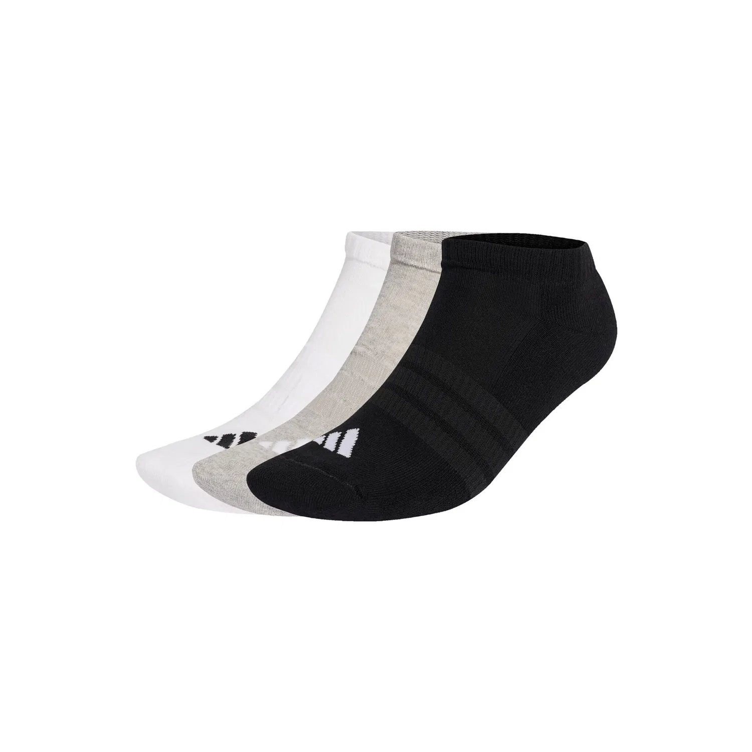 Мужские низкие носки с амортизацией Adidas Originals, Black/Gray/White