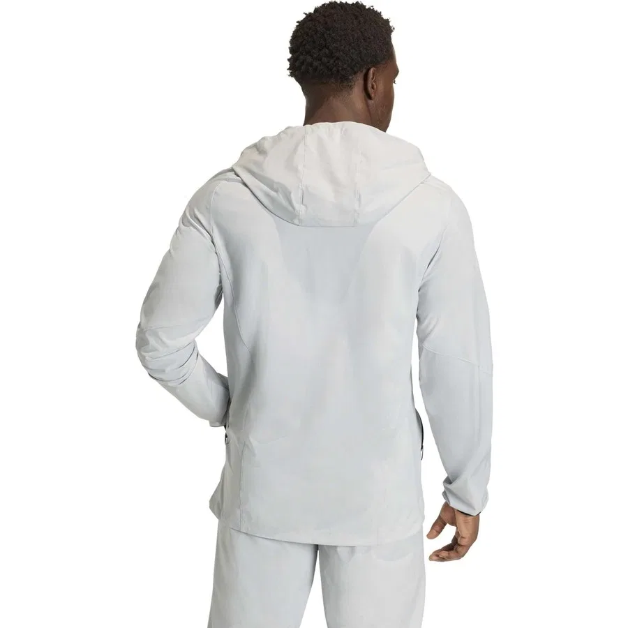 Мужская куртка-ветровка adidas Tt Wb KD3336, Серый — фото 2