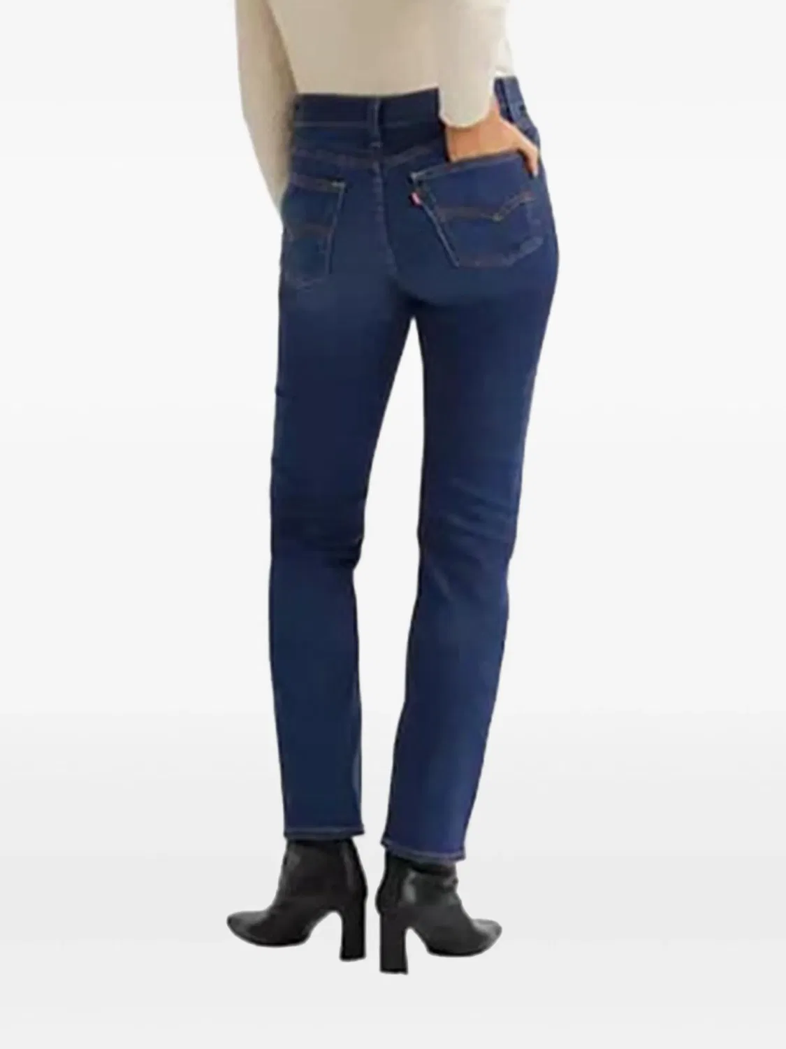 Джинсы Levi's 724 с высокой талией, синий — фото 2