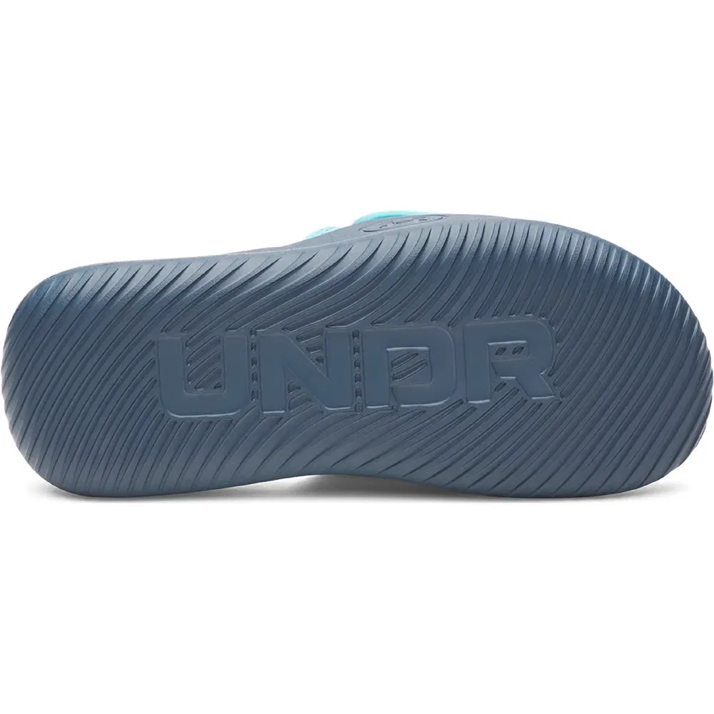 Детские сандалии-шлепанцы Ignite Pro 8 Under Armour, Blue/Blue/Blue — фото 4