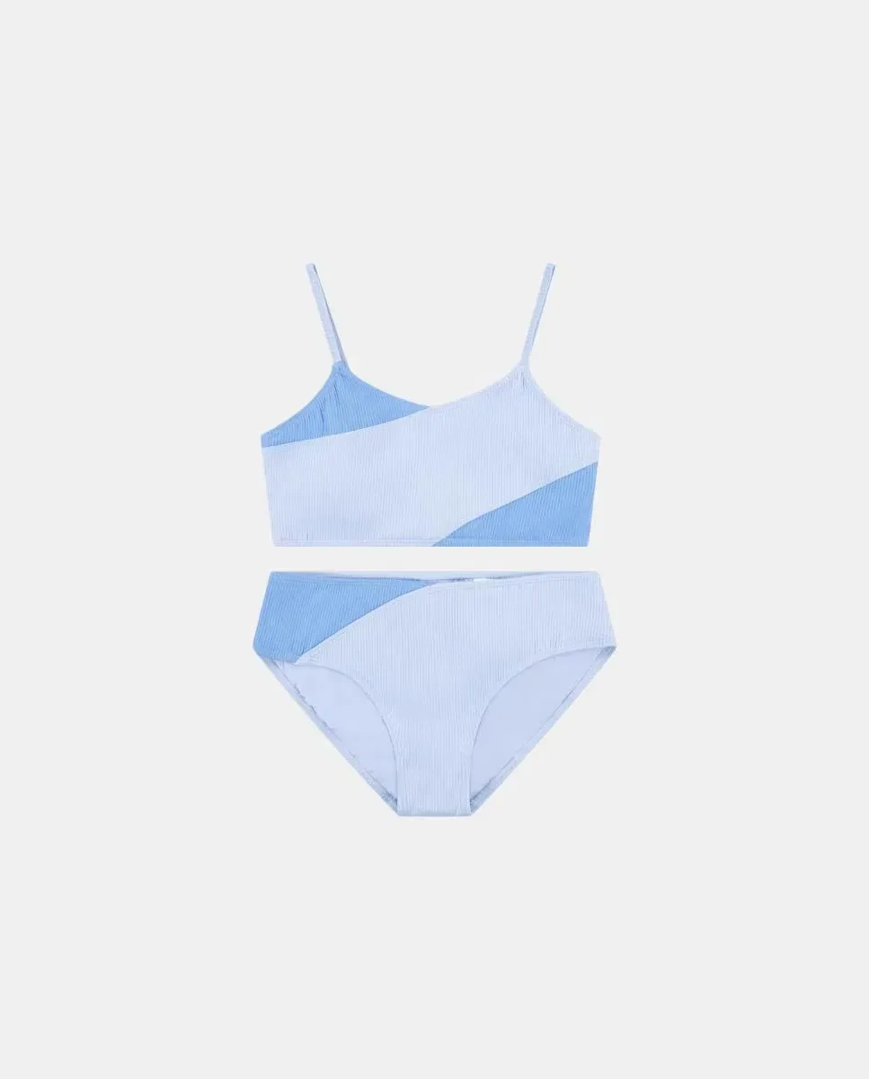Детский купальник для девочек с принтом Abercrombie Kids, Azul