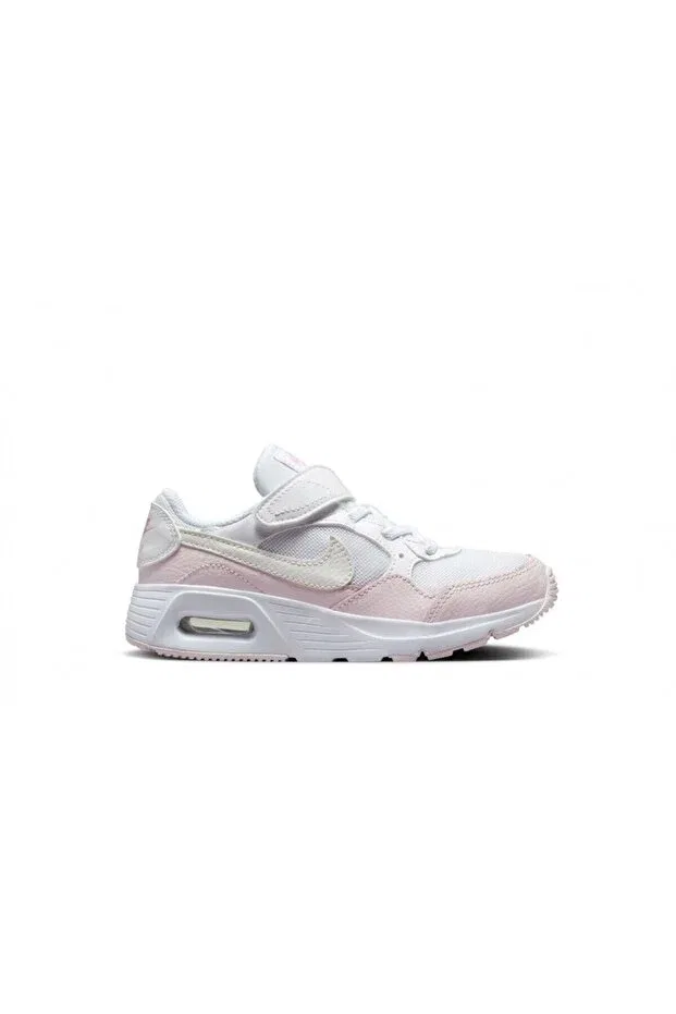 Детские кеды для девочек с липучкой Air max sc (psv) Nike, White