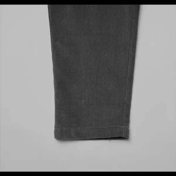 Брюки из вельвета базовые, Dodo basic corduroy long pants, La Maison De Dodo, charcoal — фото 4